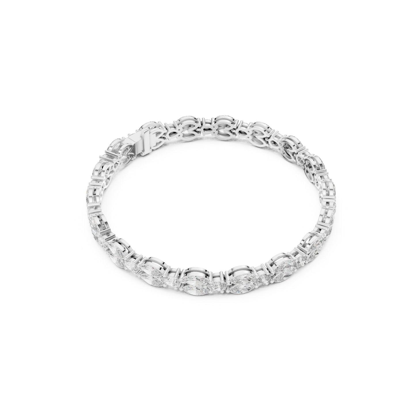 Round Cut High Quality Diamond Antique Delicate Three Stone Sparkling Bridesmaid Tennis Bracelet Gift For Her - HIGHCARAT DIAMONDS