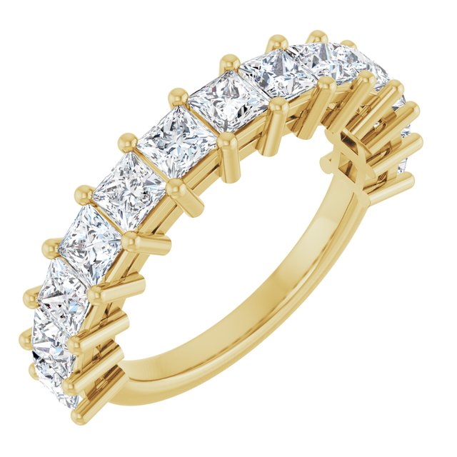 14K Rose 2 CTW Lab-Grown Diamond Anniversary Band