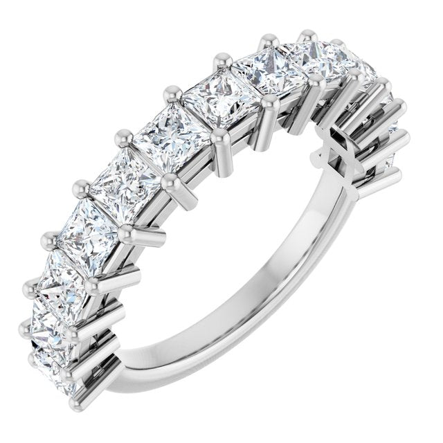 14K Rose 2 CTW Lab-Grown Diamond Anniversary Band