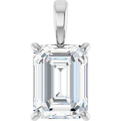 14K Yellow 1/4 CT Lab-Grown Diamond Pendant