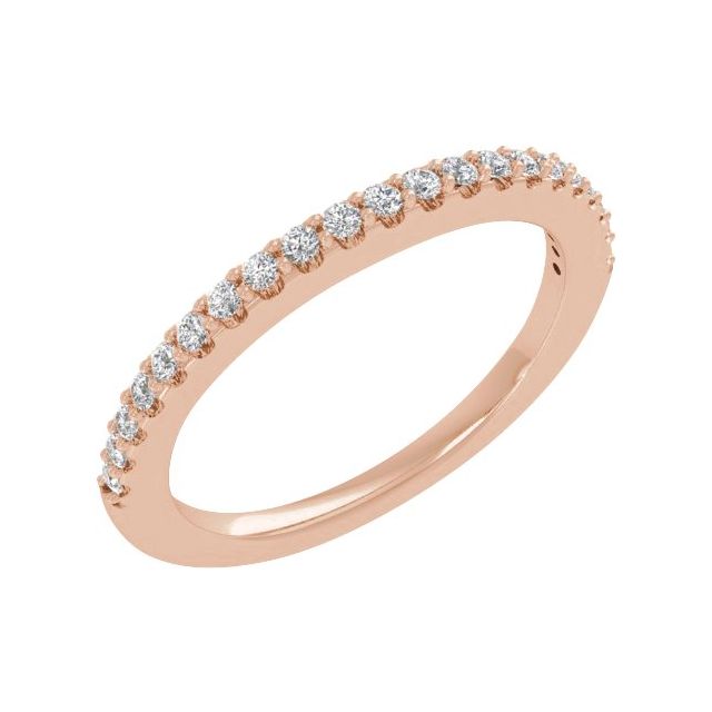 14K Yellow 1/4 CTW Lab-Grown Diamond Matching Band