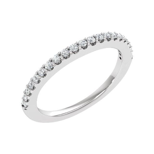 14K Yellow 1/4 CTW Lab-Grown Diamond Matching Band