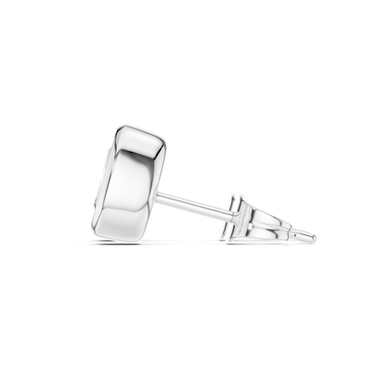 Oval Cut Lab Grown Diamond Vintage Stud Earrings