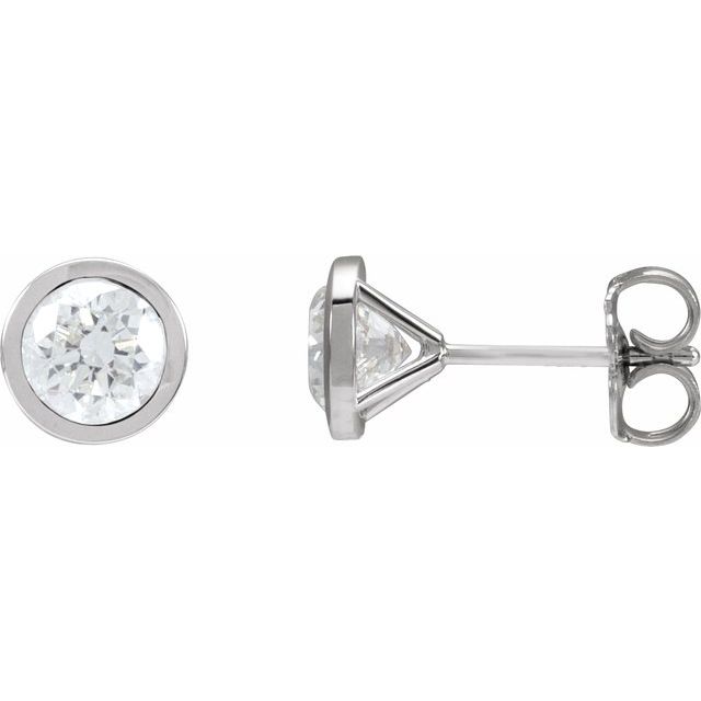 14K Rose 1 1/2 CTW Lab-Grown Diamond Cocktail-Style Earrings