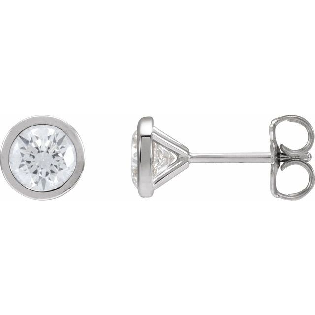 14K Rose 1 1/2 CTW Lab-Grown Diamond Cocktail-Style Earrings