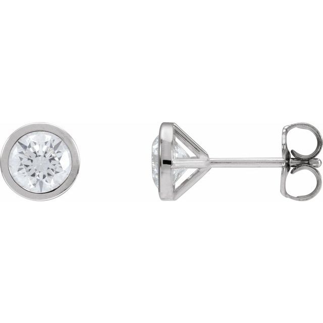 14K Rose 1 1/2 CTW Lab-Grown Diamond Cocktail-Style Earrings