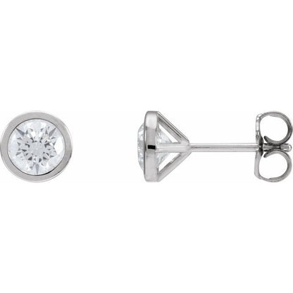 14K Rose 1 1/2 CTW Lab-Grown Diamond Cocktail-Style Earrings