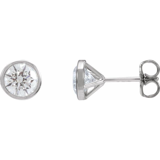 14K Rose 1 1/2 CTW Lab-Grown Diamond Cocktail-Style Earrings