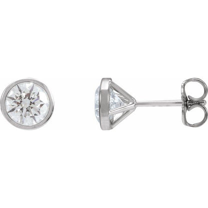 14K Rose 1 1/2 CTW Lab-Grown Diamond Cocktail-Style Earrings