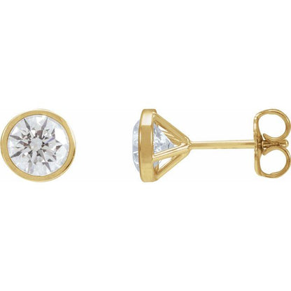 14K Rose 1 1/2 CTW Lab-Grown Diamond Cocktail-Style Earrings