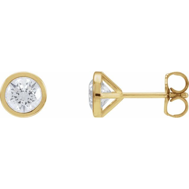 14K Rose 1 1/2 CTW Lab-Grown Diamond Cocktail-Style Earrings