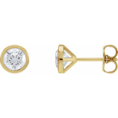 14K Rose 1 1/2 CTW Lab-Grown Diamond Cocktail-Style Earrings