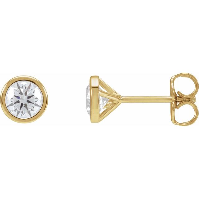 14K Rose 1 1/2 CTW Lab-Grown Diamond Cocktail-Style Earrings