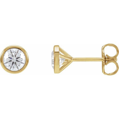14K Rose 1 1/2 CTW Lab-Grown Diamond Cocktail-Style Earrings