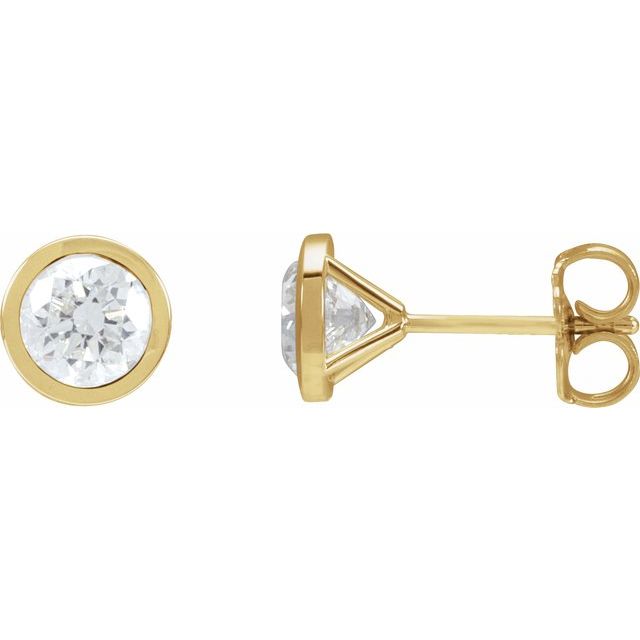 14K Rose 1 1/2 CTW Lab-Grown Diamond Cocktail-Style Earrings