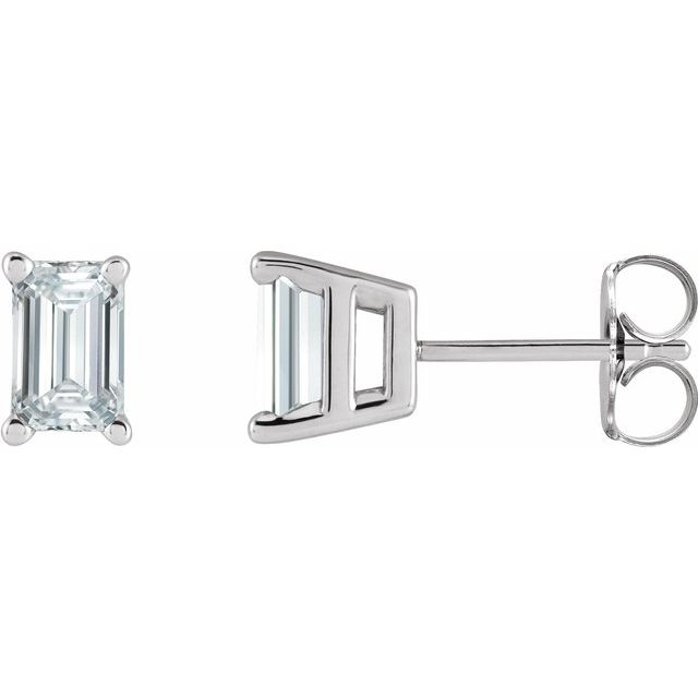 14K Yellow 5/8 CTW Lab-Grown Diamond Earrings
