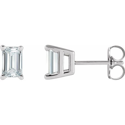 14K Yellow 5/8 CTW Lab-Grown Diamond Earrings