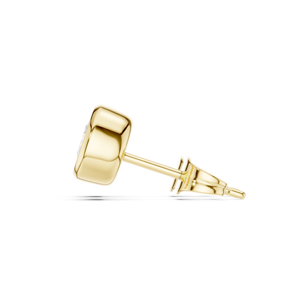 Round Cut Lab Grown Diamond Classic Stud Earrings