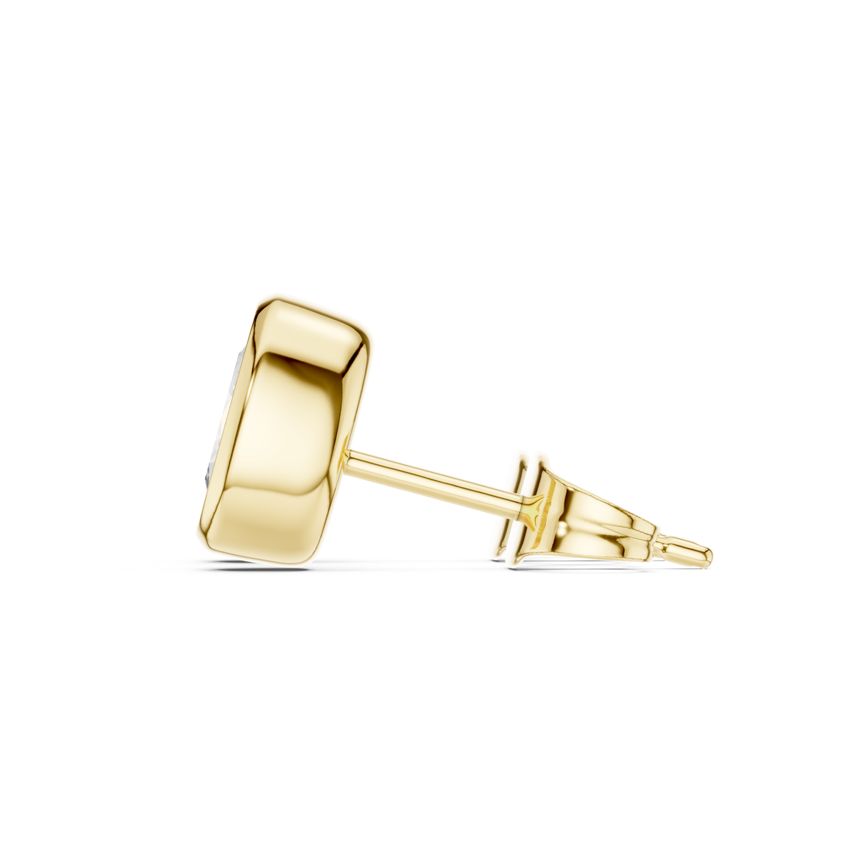 Oval Cut Lab Grown Diamond Vintage Stud Earrings