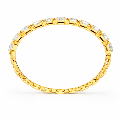 13.84Ct Multi Shape Diamond Minimalist  Antique Vintage Inspired Handcrafted Stunning Tennis Bracelet For Her - HIGHCARAT DIAMONDS