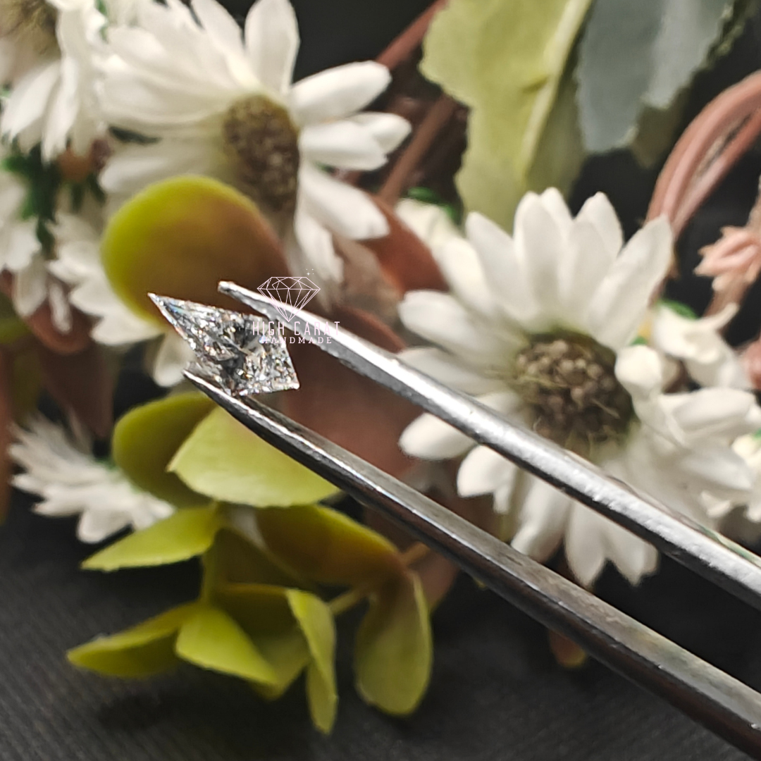 Kite Cut Elegance Diamond, Kite Cut Lab Grown Loose Diamond For Rings, Pendants And Stud Earrings