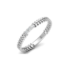 14 KT Solid Gold Round Cut Gender-Neutral Diamond Rings Unisex Bands For Modern Style - HIGHCARAT DIAMONDS