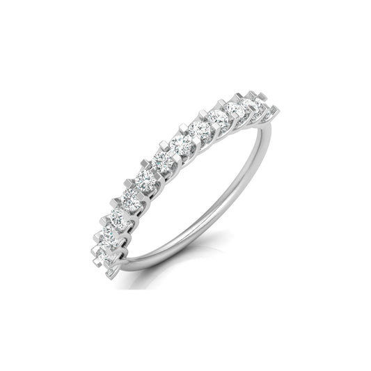 Daily Wearing Diamond Band Ring In 14K Gold Perfect Fit For Any Finger Lab-Grown Or Natural - HIGHCARAT DIAMONDS