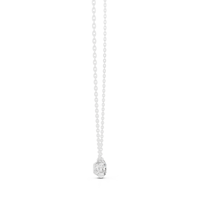 14K Gold Round Cut Labgrown Diamond Pendant Simple & Elegant Jewelry Gift For Her - HIGHCARAT DIAMONDS
