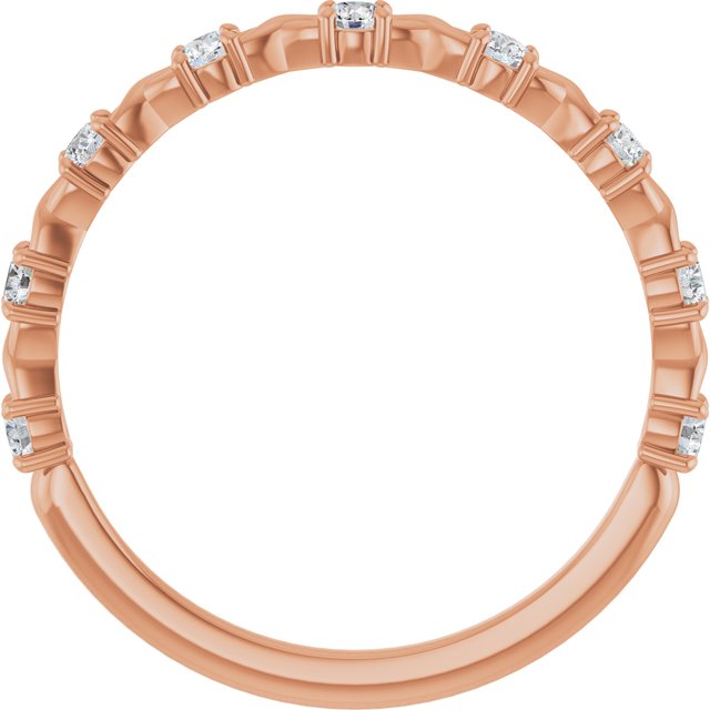 14k-rose-1/4-ctw-lab-grown-diamond-anniversary-band