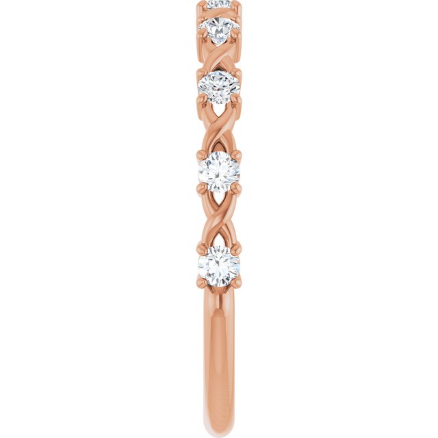 14k-rose-1/4-ctw-lab-grown-diamond-anniversary-band