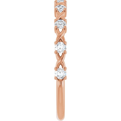 14k-rose-1/4-ctw-lab-grown-diamond-anniversary-band
