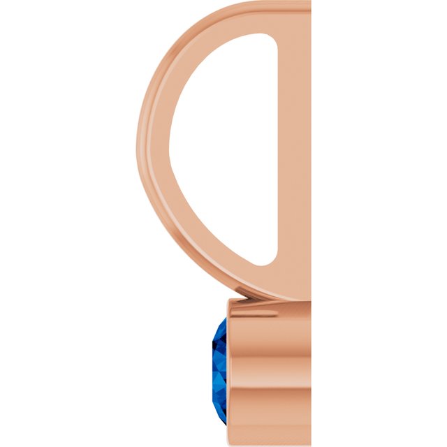 14k-rose-lab-grown-blue-sapphire-charm/pendant