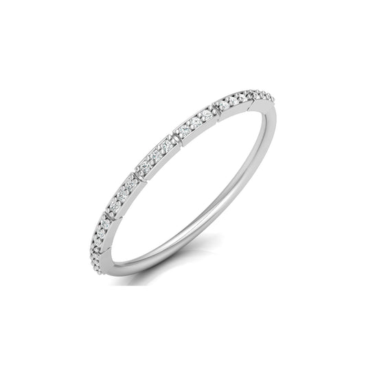 Minimalist Gold Ring Band For Women's  Modern & Elegant Daily Wear Design In 14K Solid Gold - HIGHCARAT DIAMONDS