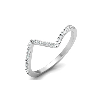 14K Solid Gold Stackable Band Ring Twisted  Minimalist Design For Daily Wear - HIGHCARAT DIAMONDS