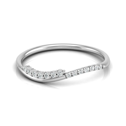 14K Solid Rose Gold Trending Diamond Band Ring Classic Elegance On A Budget - HIGHCARAT DIAMONDS