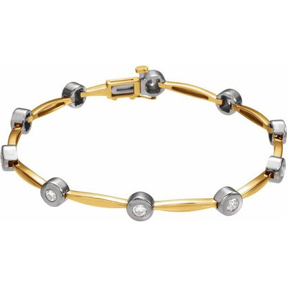14k-white-1-ctw-lab-grown-diamond-line-7-1/2"-bracelet