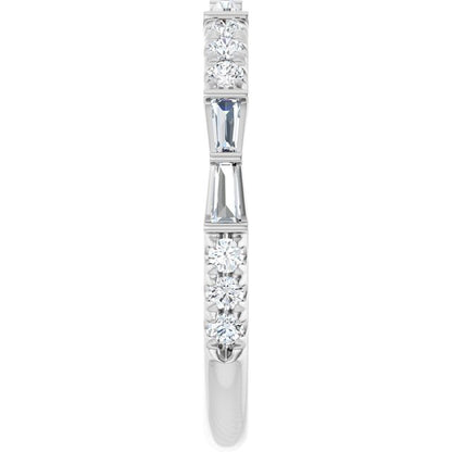 14k-white-3/8-ctw-lab-grown-diamond-anniversary-band