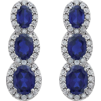 14k-white-lab-grown--blue-sapphire-&-.07-ctw-natural-diamond-earrings