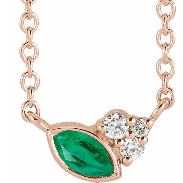 14k-rose-gold-lab-grown-emerald-18-in