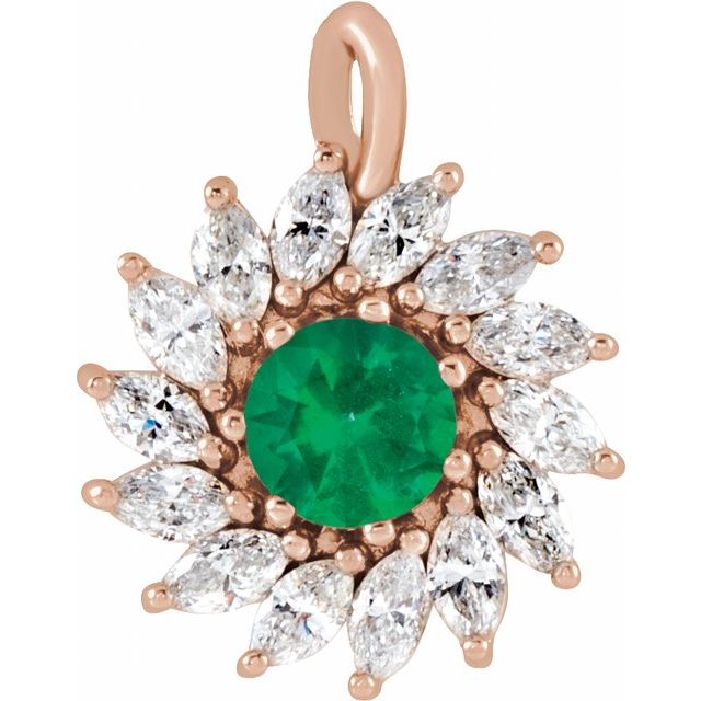 14k-rose-gold-lab-grown-emerald-4.5mm-||-5/8-ctw