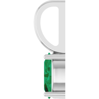 14k-white--lab-grown-emerald-charm/pendant