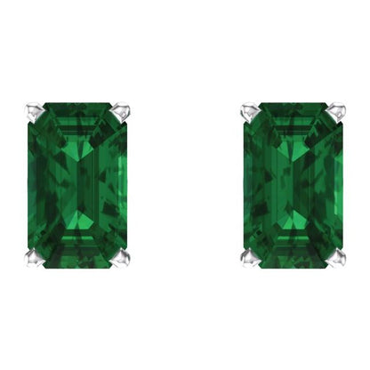 14k-white-lab-grown-emerald-earrings