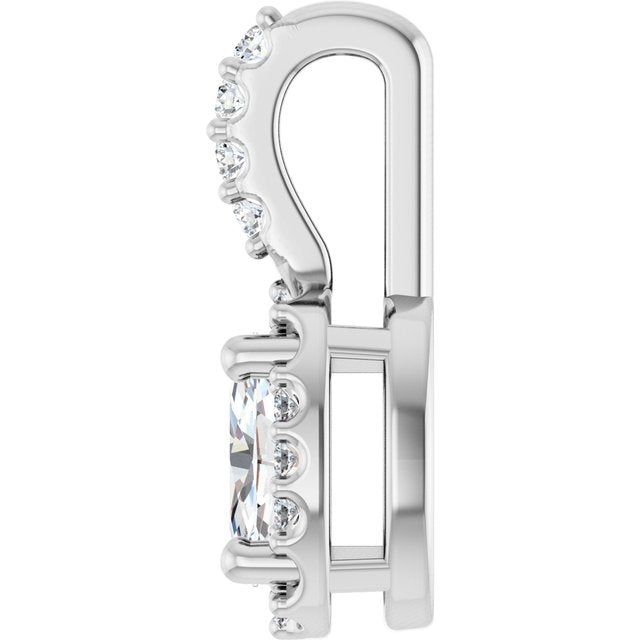 14k-white-lab-grown-moissanite-&-.04-ctw-natural-diamond-halo-style-pendant