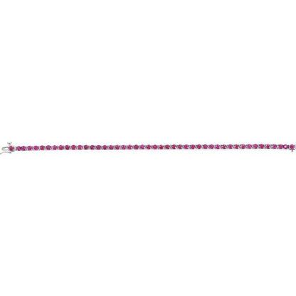 14k-white-lab-grown-ruby-line-7"-bracelet