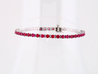 14k-white-lab-grown-ruby-line-7"-bracelet