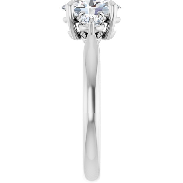 14k-white--oval-1/3-ctw-natural-diamond-semi-set-engagement-ring