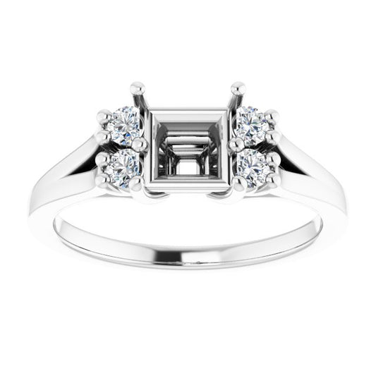 14k-white--square-1/5-ctw-natural-diamond-semi-set-ring