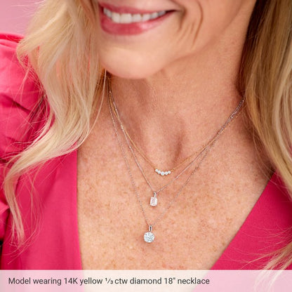 14k-yellow-1/3-ctw-lab-grown-diamond-graduated-18"-necklace