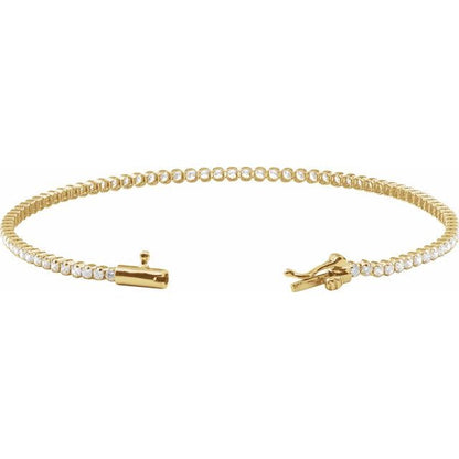 14k-yellow-1-5/8-ctw-lab-grown-diamond-lightweight-line-7"-bracelet