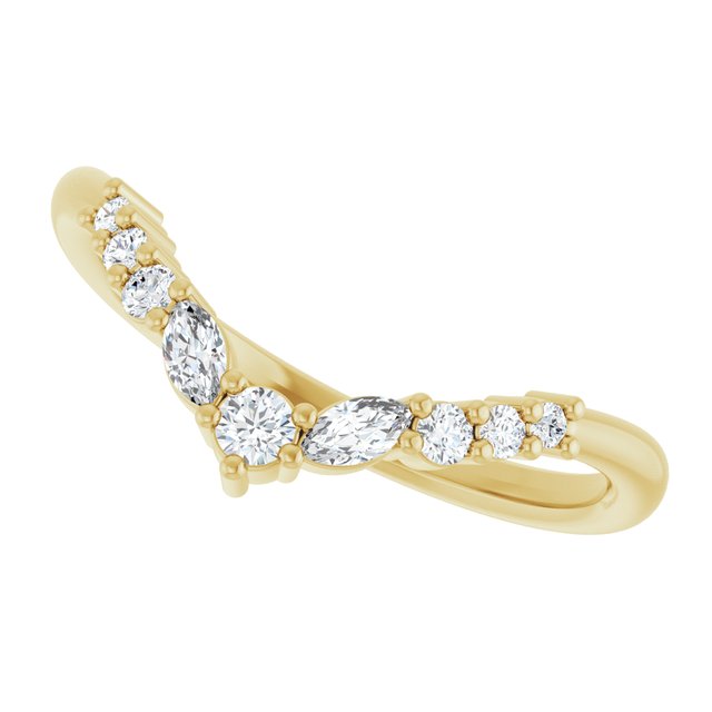 14k-yellow-1/5-ctw-lab-grown-diamond-contour-band